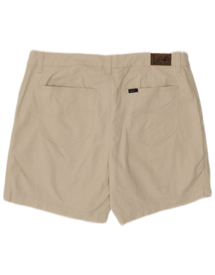 LEE Shorts Chino Feminino US 16 XL W36 Algodão Bege