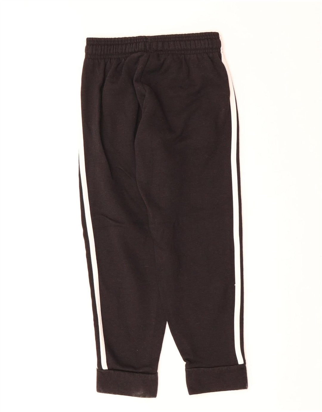 ADIDAS Meninos Calças de Treino Joggers 7-8 Anos Algodão Preto