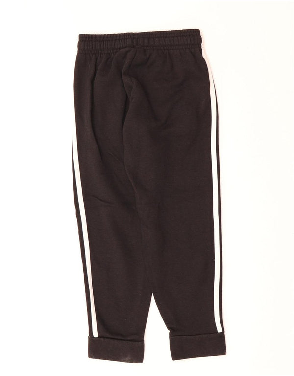 ADIDAS Meninos Calças de Treino Joggers 7-8 Anos Algodão Preto
