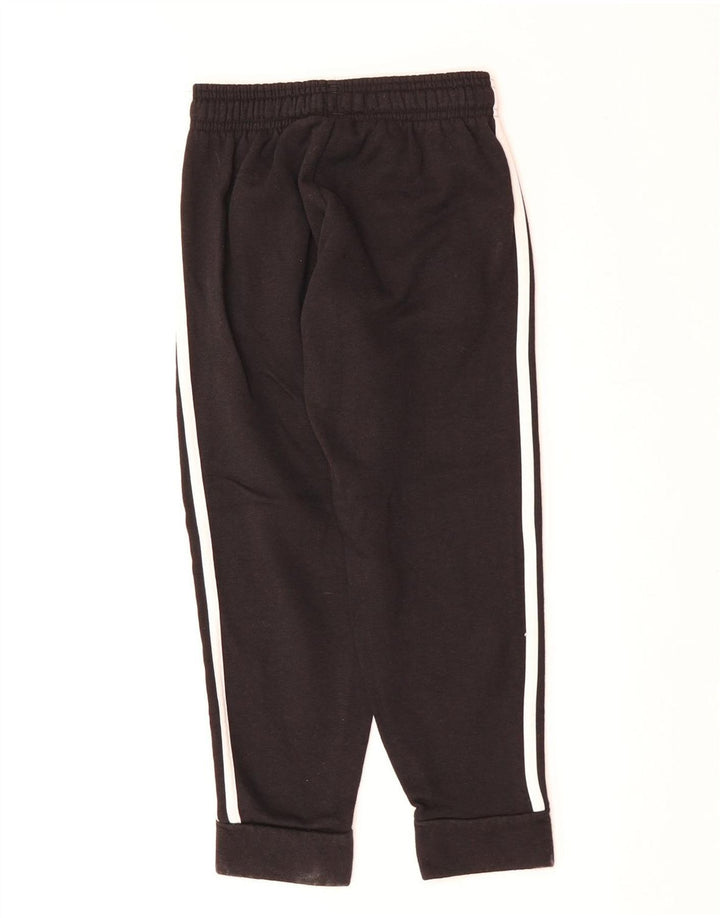 ADIDAS Meninos Calças de Treino Joggers 7-8 Anos Algodão Preto