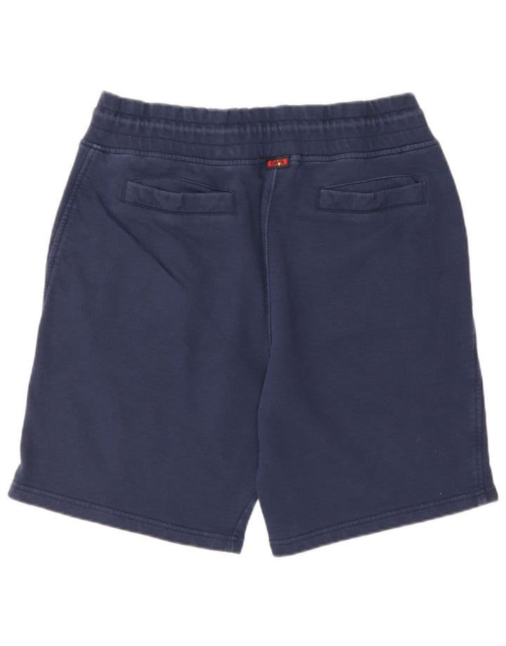 Shorts esportivos gráficos masculinos Kappa grandes algodão azul marinho