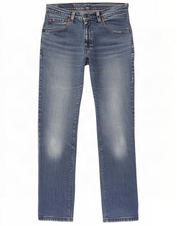 Calça jeans feminina Levi's 525 Straight W30 L28 azul algodão