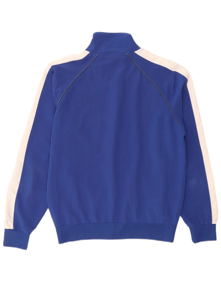 Poliéster azul pequeno de Colourblock do revestimento superior do fato de treino dos homens da arena