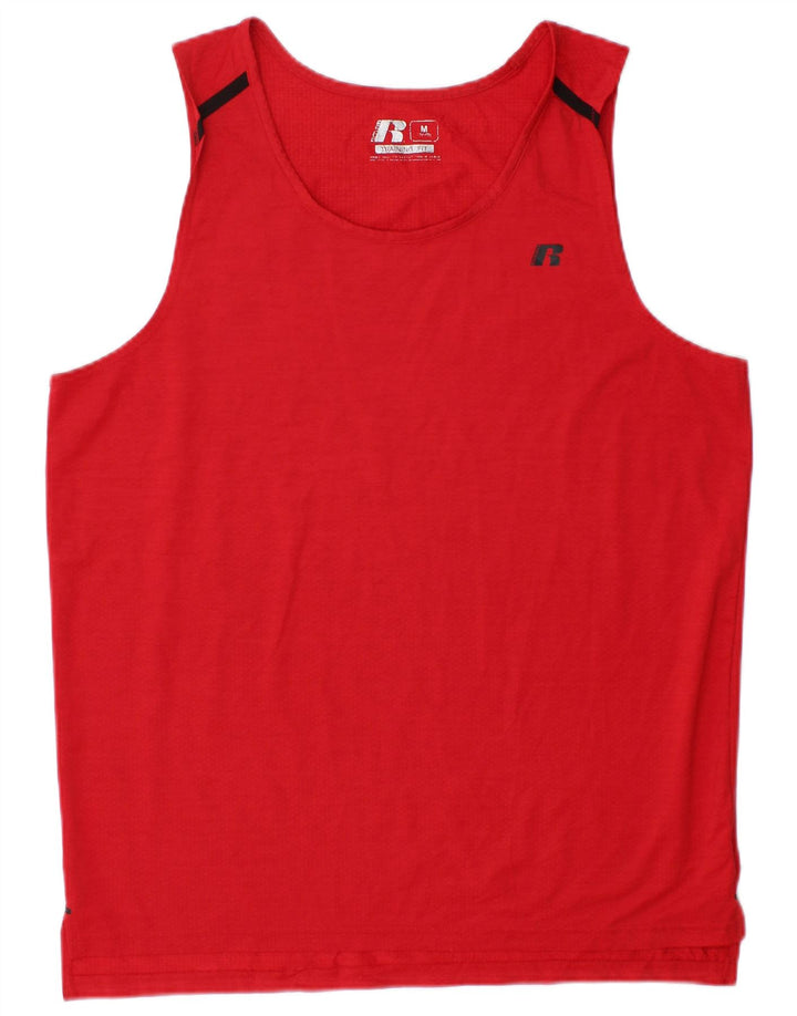RUSSELL ATLÉTICO Masculino Dri-Power Colete Top Médio Poliéster Vermelho