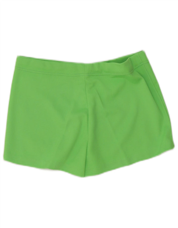 Shorts esportivo feminino Fila UK 8 pequeno poliéster verde