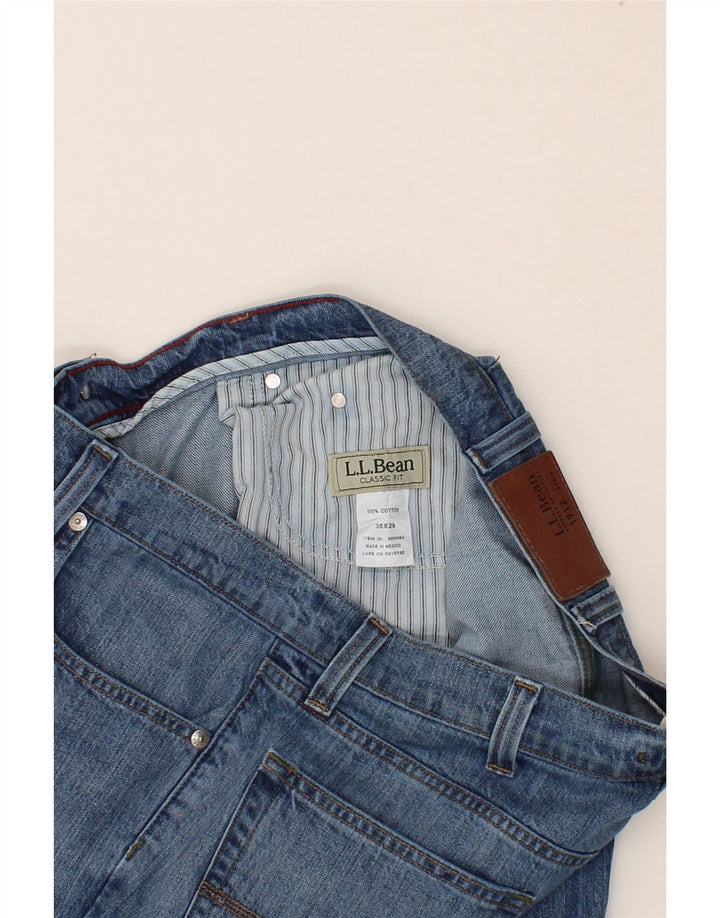 L.L.BEAN Womens Classic Fit Straight Jeans W35 L29 Blue Cotton Vintage L.L.Bean and Second-Hand L.L.Bean from Messina Hembry 