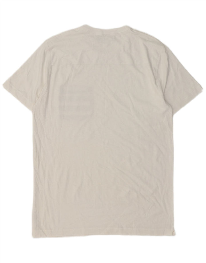 Camiseta masculina French Connection Top médio branco colorblock