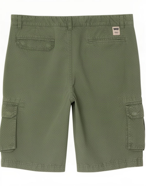 Carrera Mens Cargo Shorts Médio W32 Verde
