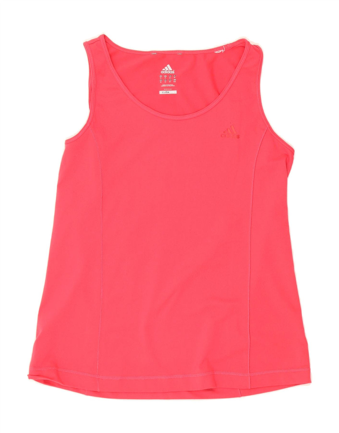 ADIDAS Womens Climalite Vest Top UK 14 Large Pink Vintage Adidas and Second-Hand Adidas from Messina Hembry 