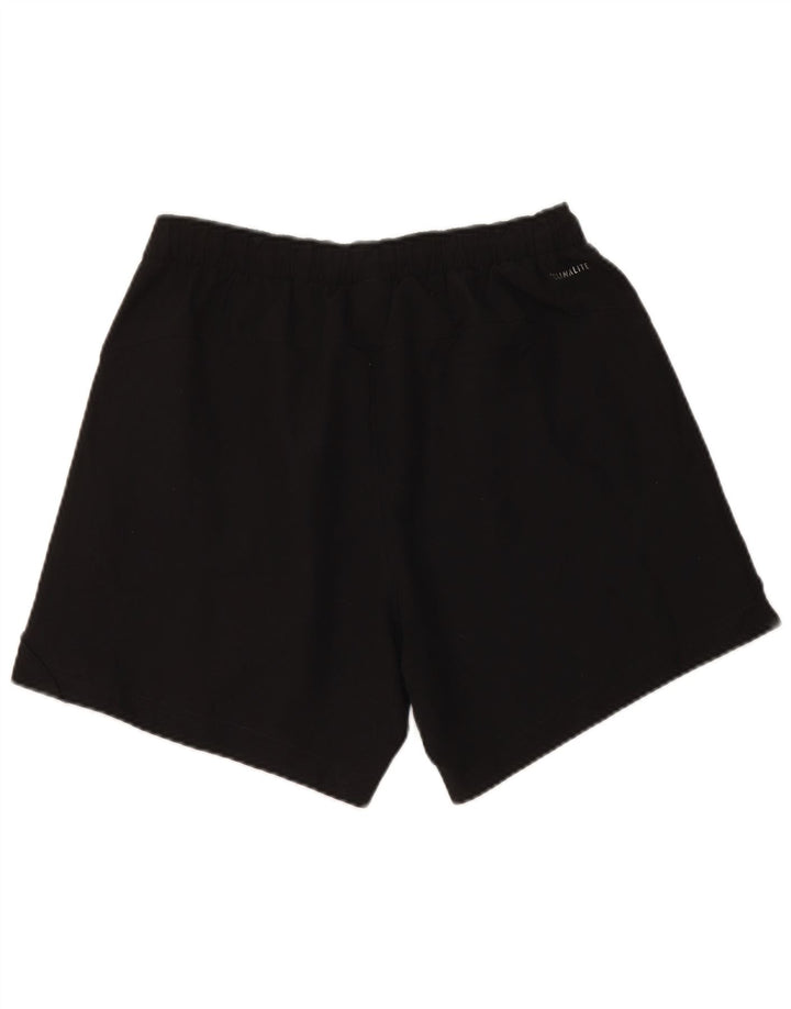 Shorts esportivos masculinos Adidas médio preto poliéster