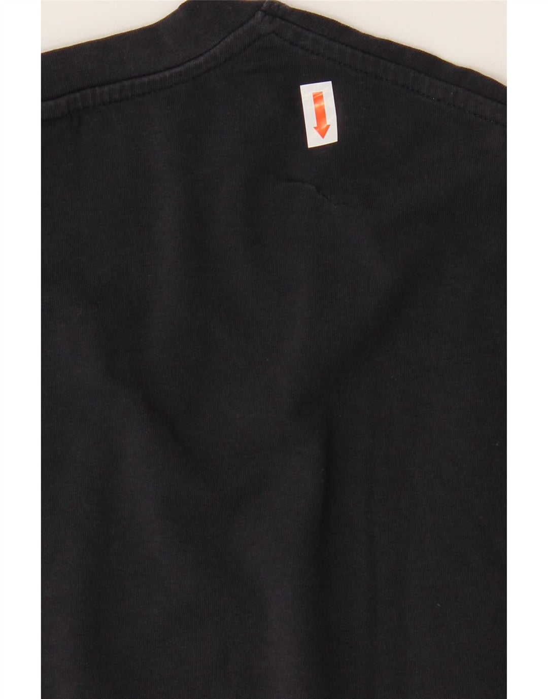 TRUSSARDI JEANS Camiseta masculina Top Médio Algodão Preto