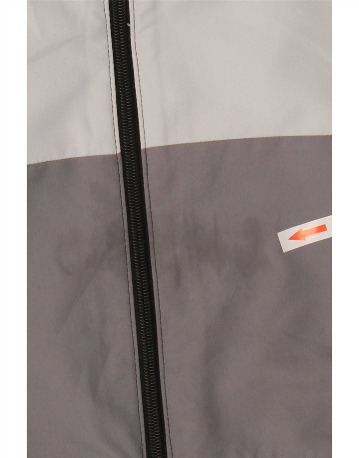 Adidas masculino moletom com capuz jaqueta superior médio preto colorblock poliéster