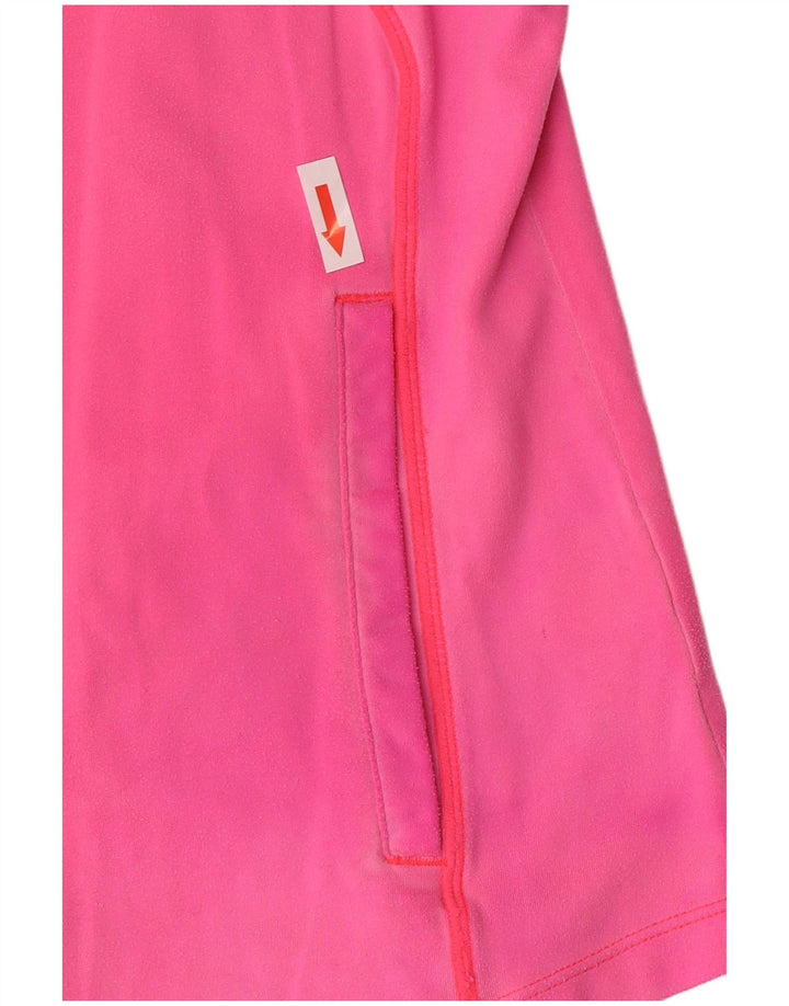 Ellesse Jaqueta feminina de treino UK 12 médio rosa nylon