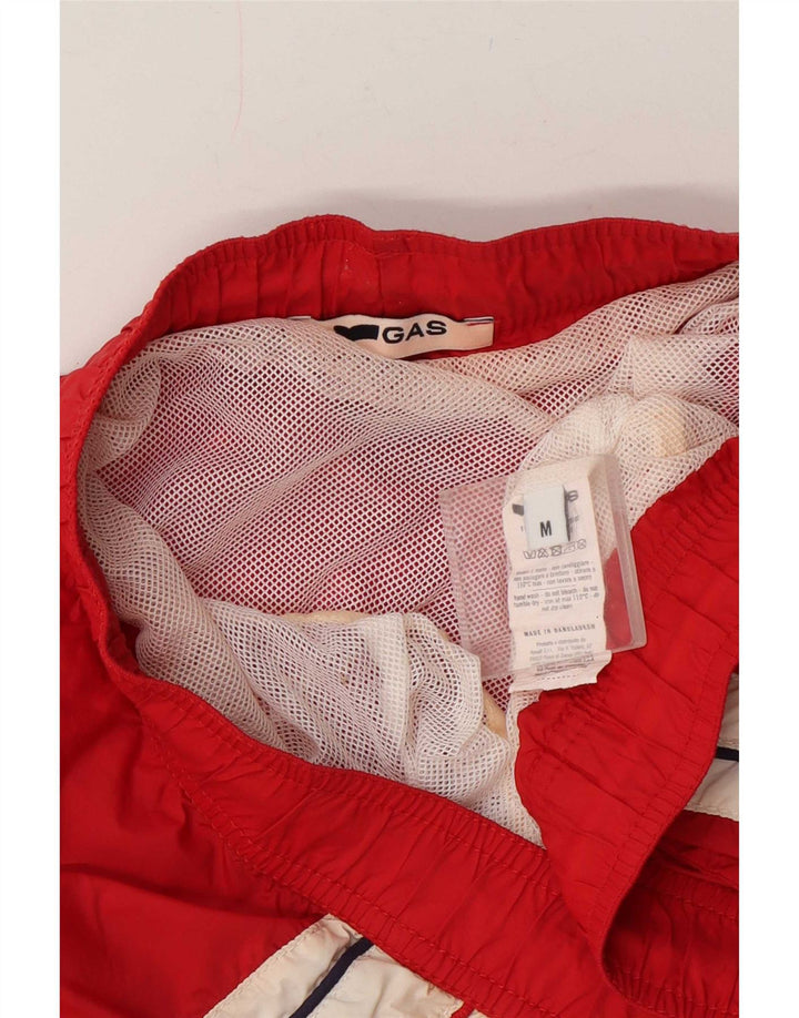 Shorts de natação masculino Gas médio vermelho Colourblock poliamida