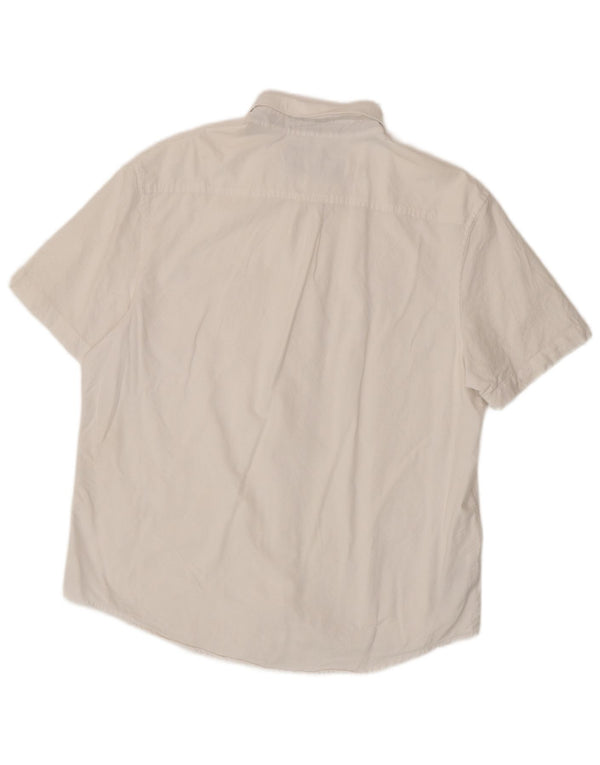 Camisa masculina de manga curta Penguin XL algodão branco
