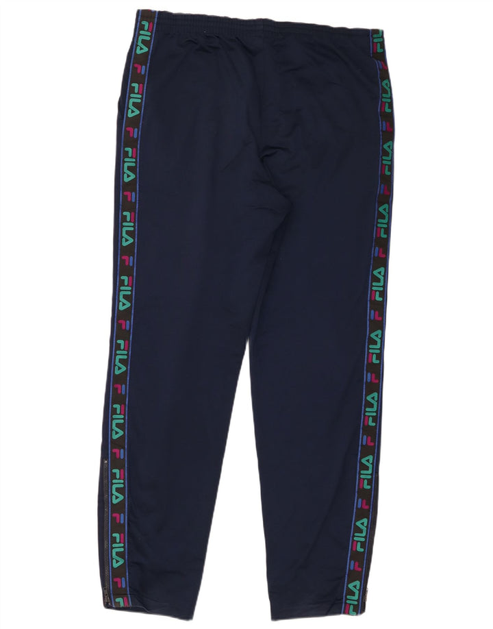 Calça masculina Fila Graphic Tracksuit IT 48 médio azul marinho