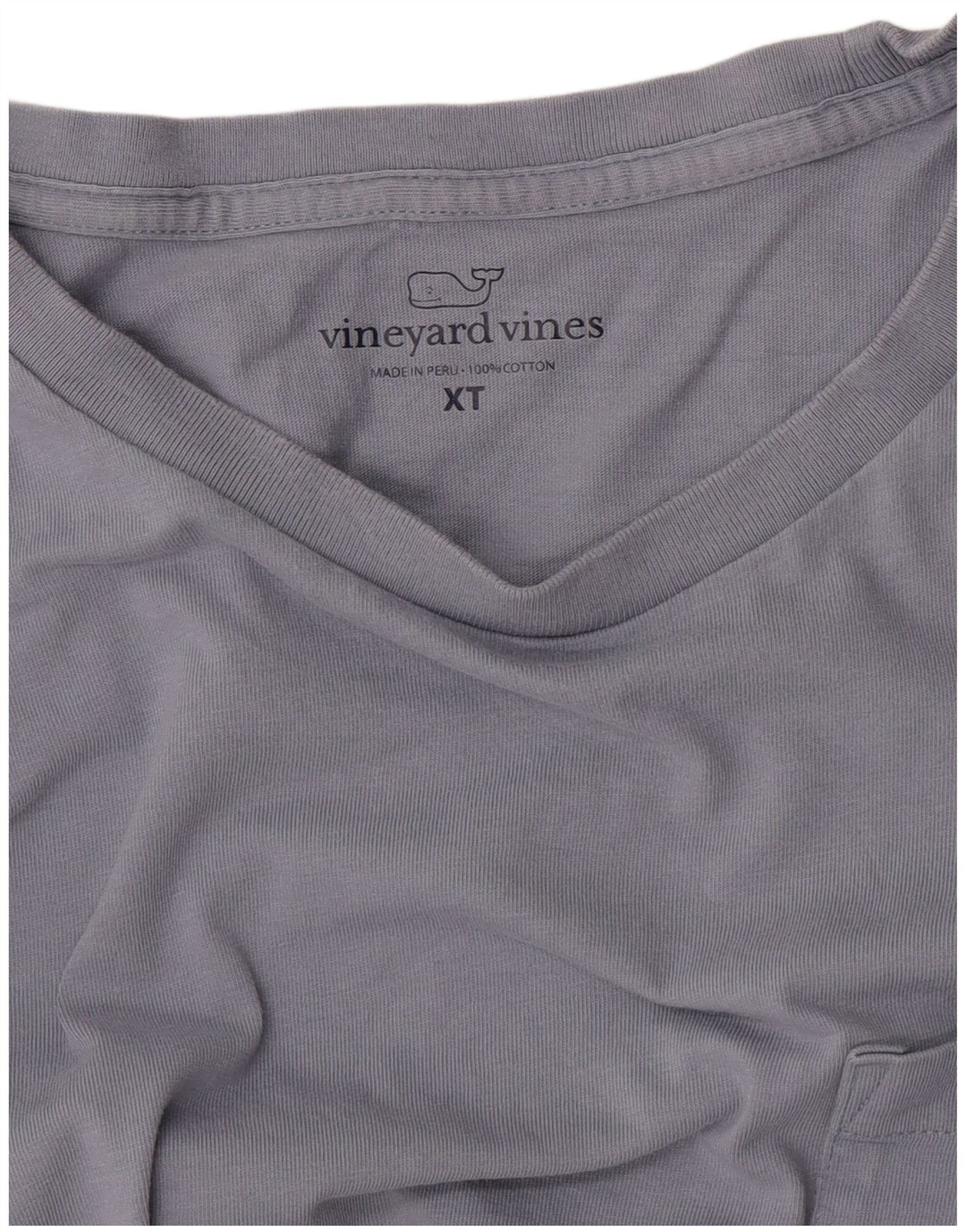 Camiseta gráfica masculina Vineyard Vines Top XL algodão roxo