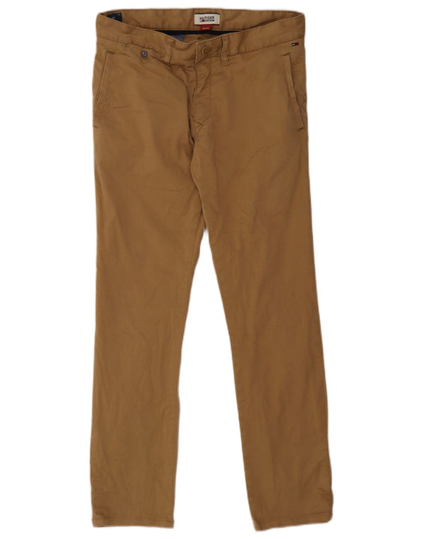 Tommy Hilfiger Mens Slim Chino Calças W31 L32 Bege