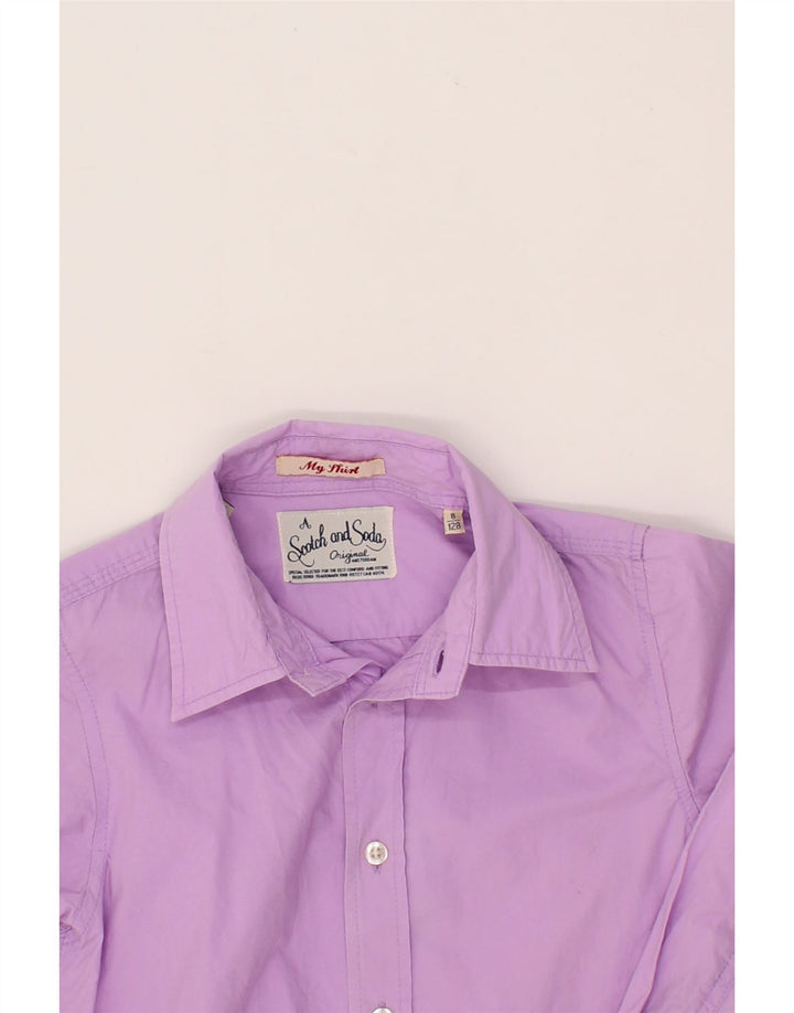 SCOTCH & SODA Boys Shirt 7-8 Years Pink Cotton Vintage Scotch & Soda and Second-Hand Scotch & Soda from Messina Hembry 