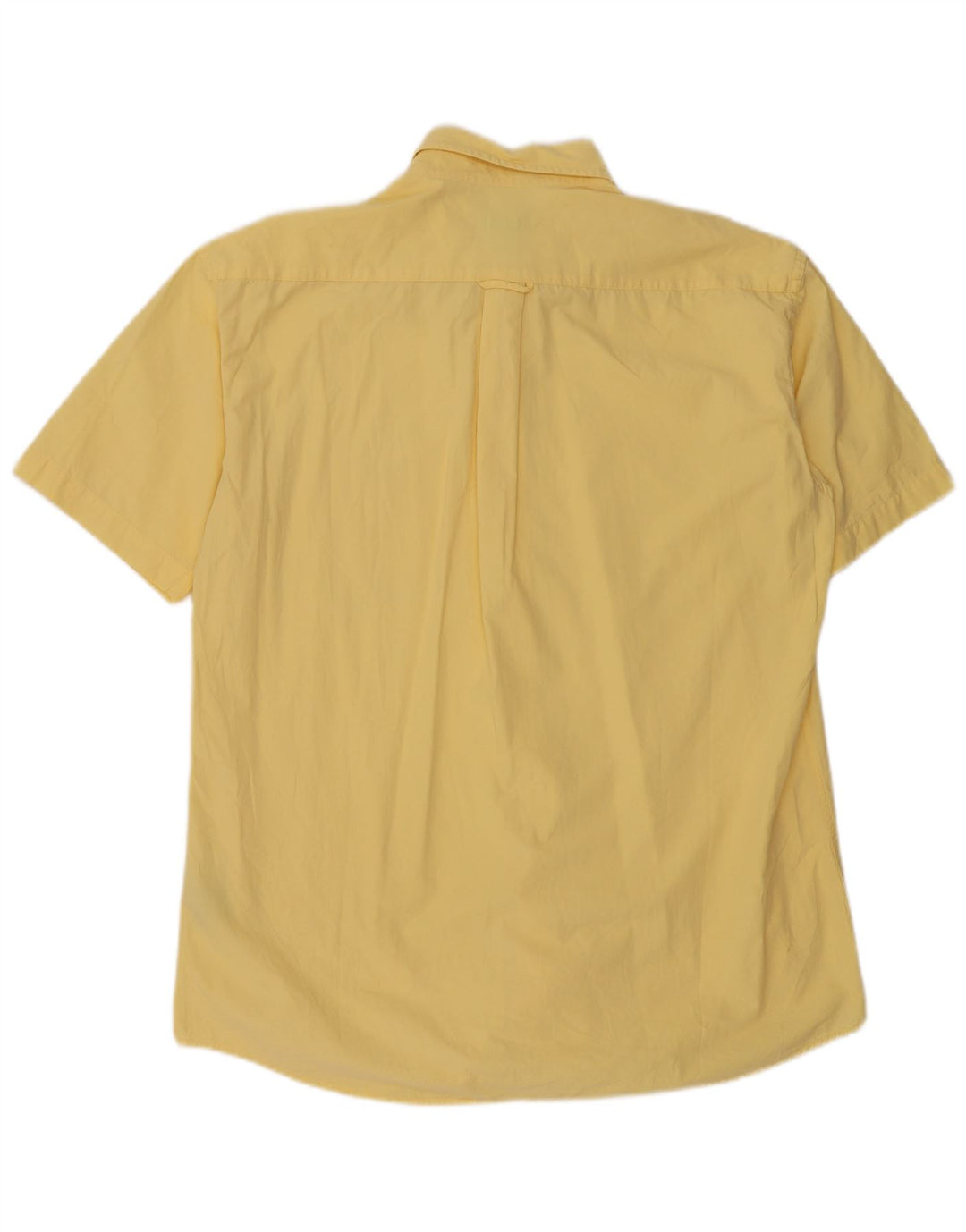Camisa masculina de manga curta GANT Regular Fit XL algodão amarelo