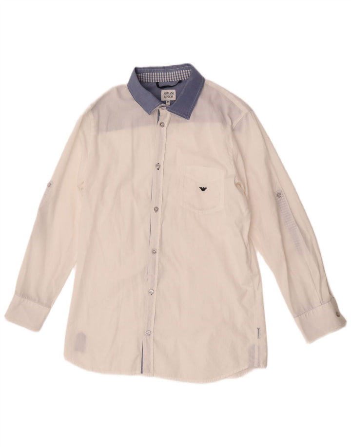 Camisa Armani Junior Menino 15-16 Anos Branco