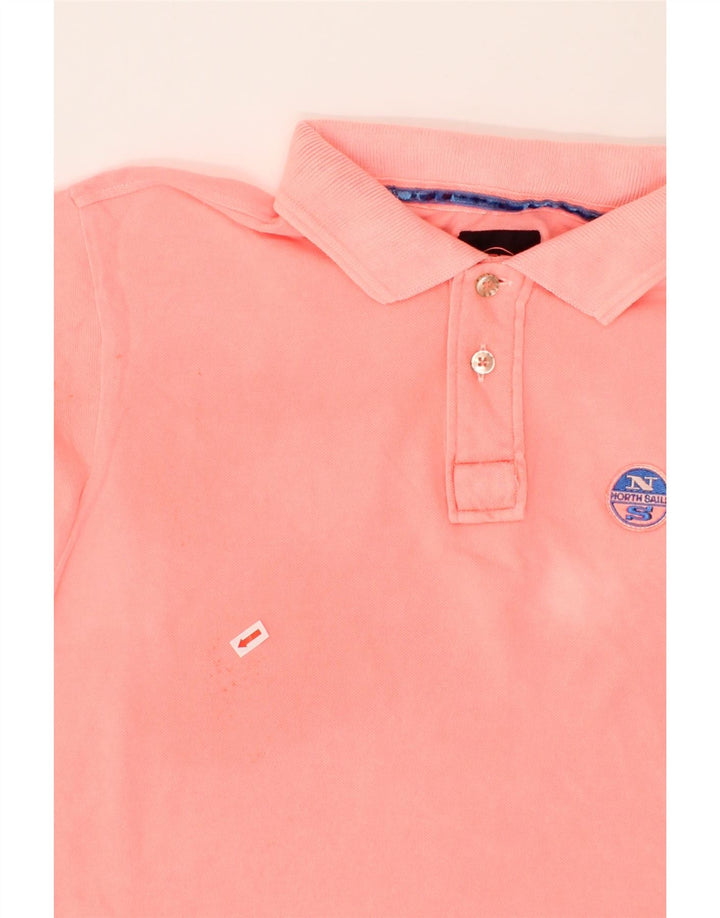 NORTH SAILS Mens Polo Shirt Small Pink Cotton Vintage North Sails and Second-Hand North Sails from Messina Hembry 