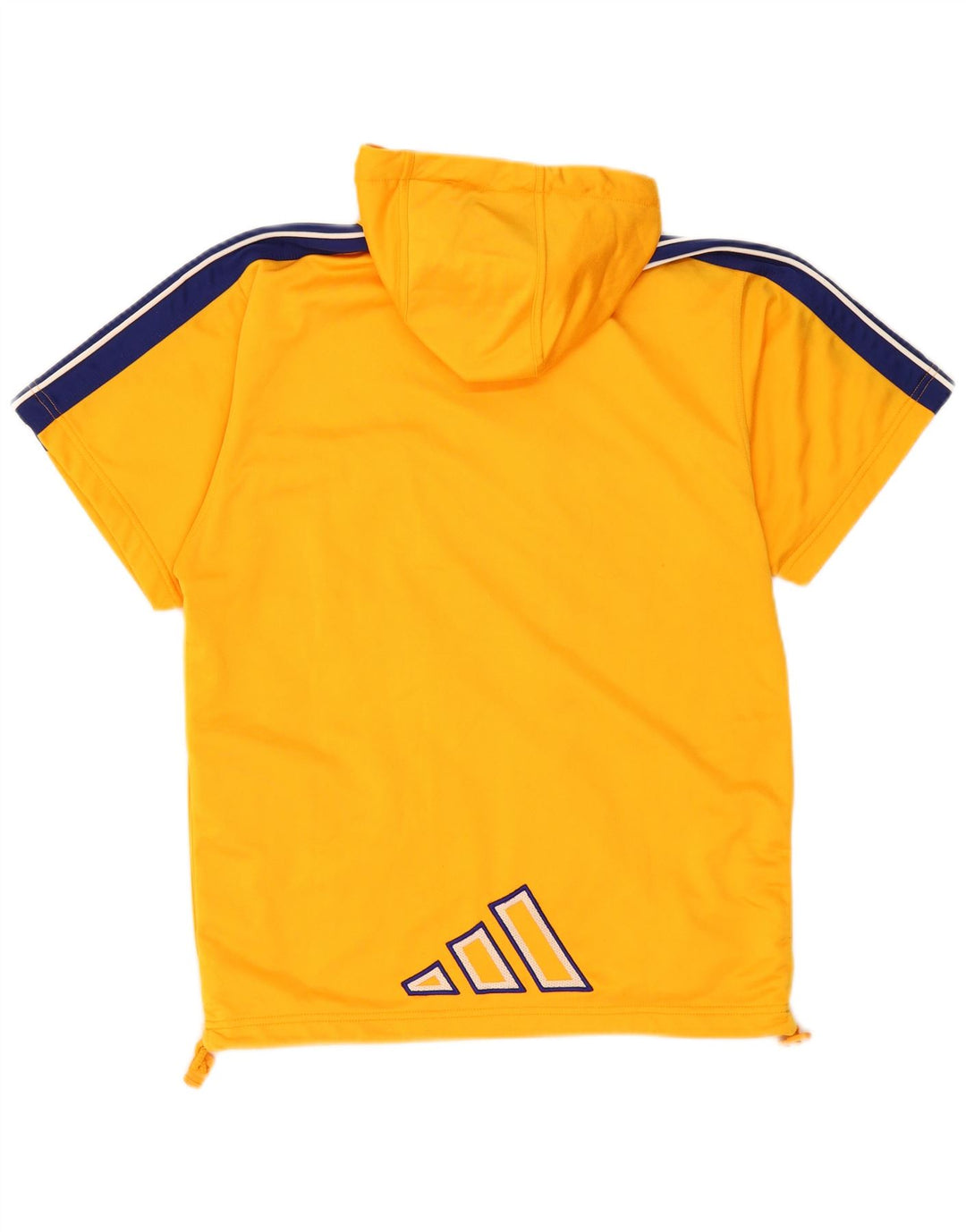 Adidas Mens Hooded Tracksuit Top Jacket Pequeno Laranja Colorblock