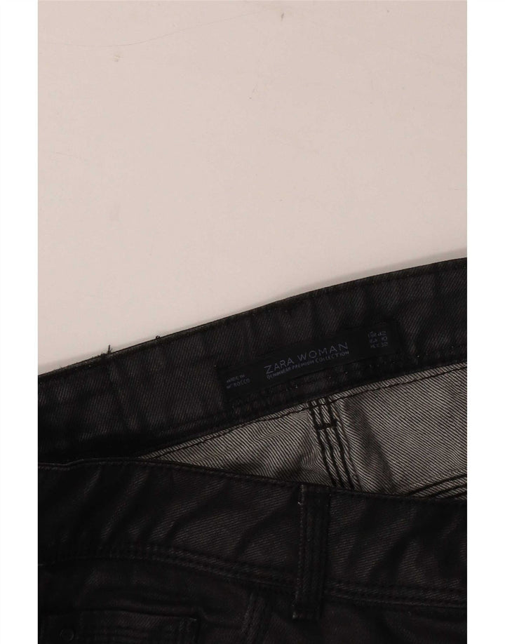 Zara Jeans Slim Feminino EU 42 Grande W32 L30 Preto