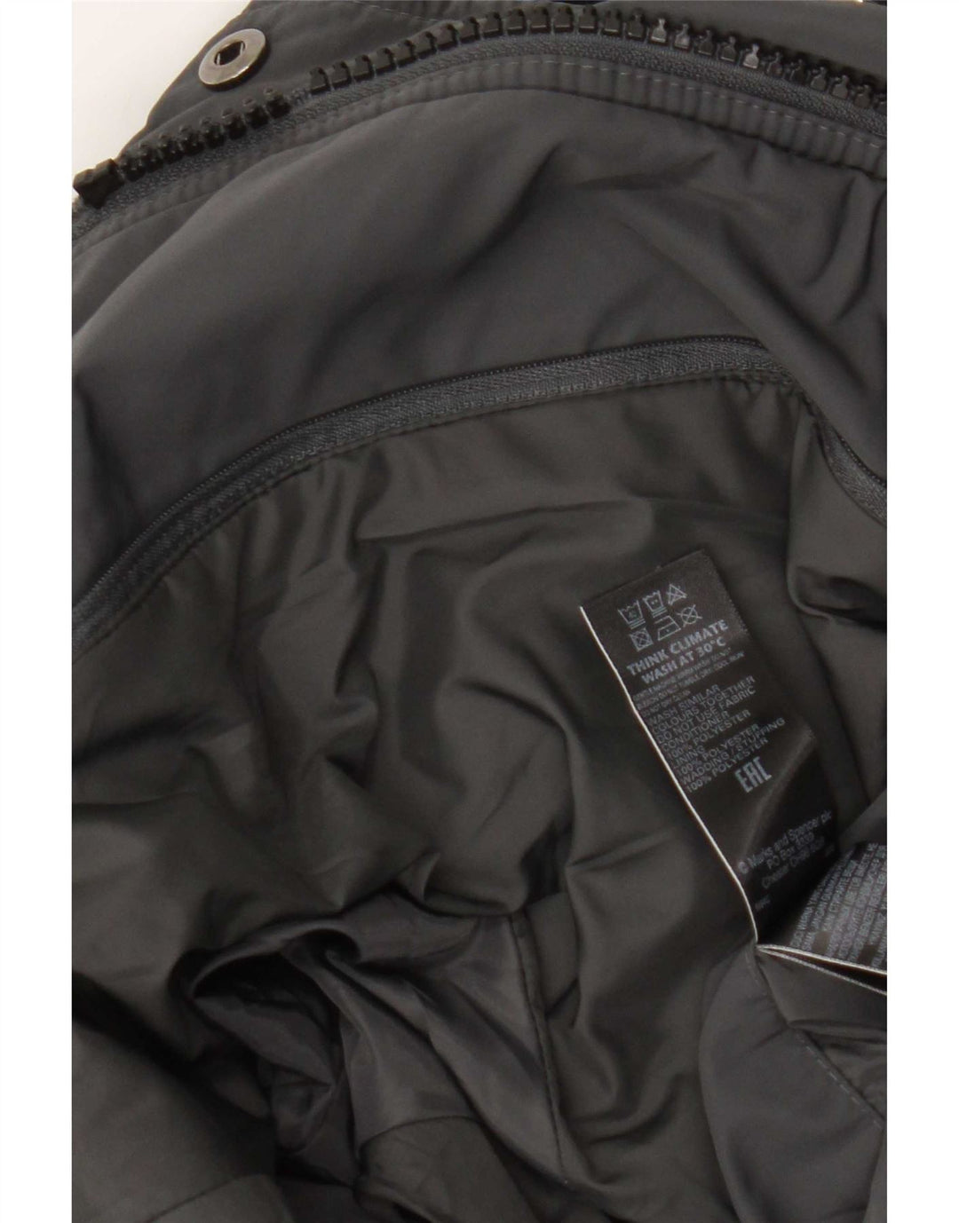 Jaqueta utilitária masculina Marks & Spencer UK 46 3XL poliéster cinza