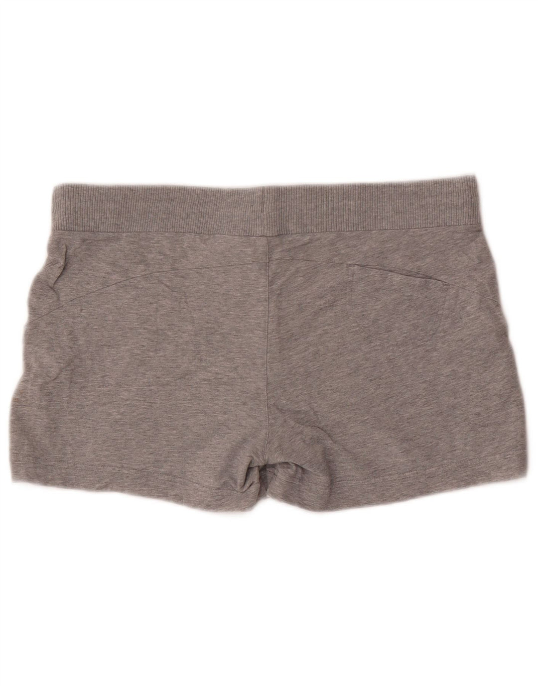 Shorts esportivos femininos Nike UK 12/14 cinza médio algodão