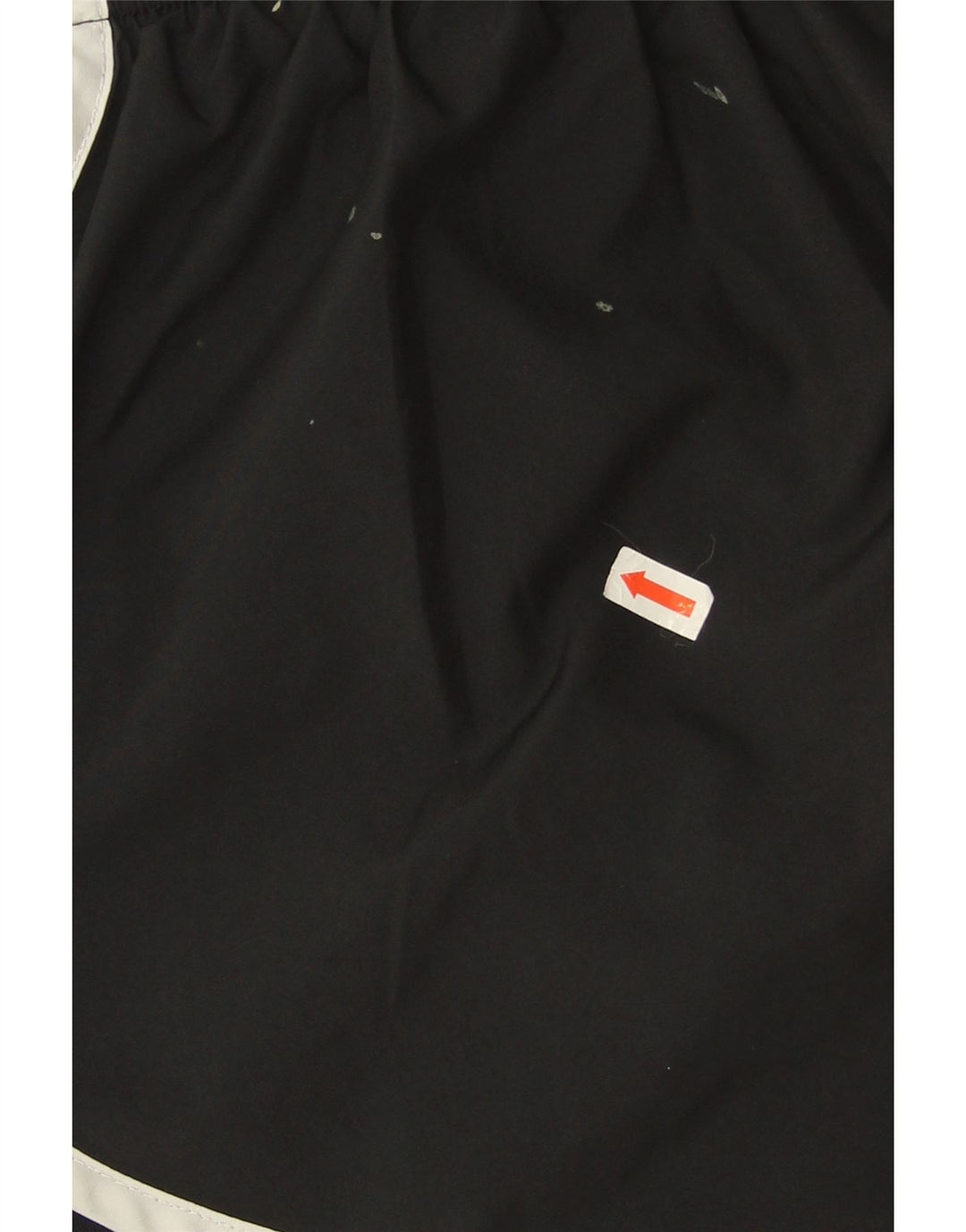 Shorts esportivos femininos Nike Dri Fit UK 8 pequenos poliéster preto