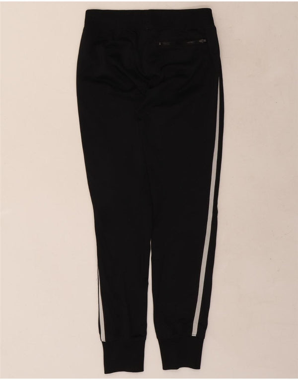 Nike Womens Tracksuit Calças Joggers UK 6 XS Preto Listrado Poliéster