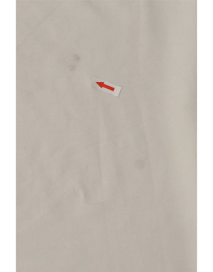 Marlboro Classics Mens Top Manga Longa Médio Algodão Branco