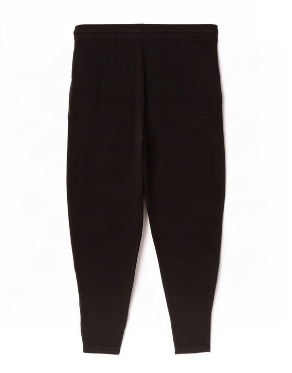Calça de treino feminina Marks & Spencer Reino Unido 16 grande viscose preta