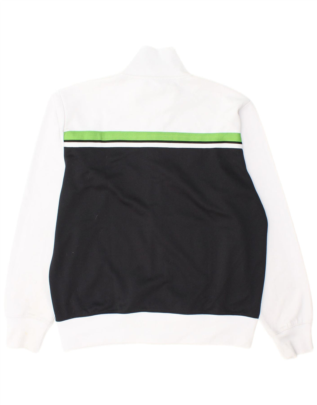 Asics Mens Tracksuit Top Jacket XL Preto Colourblock Poliéster