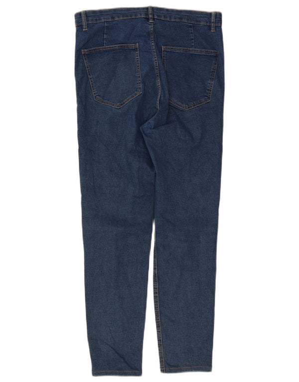 Zara Jeans Slim Feminino EU 44 XL W34 L25 Azul