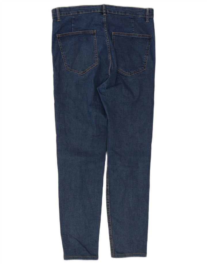 Zara Jeans Slim Feminino EU 44 XL W34 L25 Azul