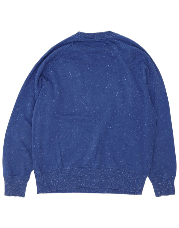 Under Armour moletom masculino jumper médio algodão manchado azul