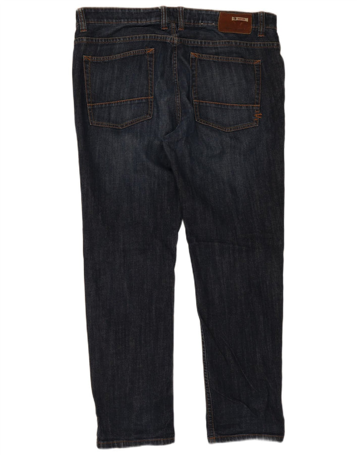 Camel Active Masculino Hudson Straight Jeans W40 L32 Azul Algodão