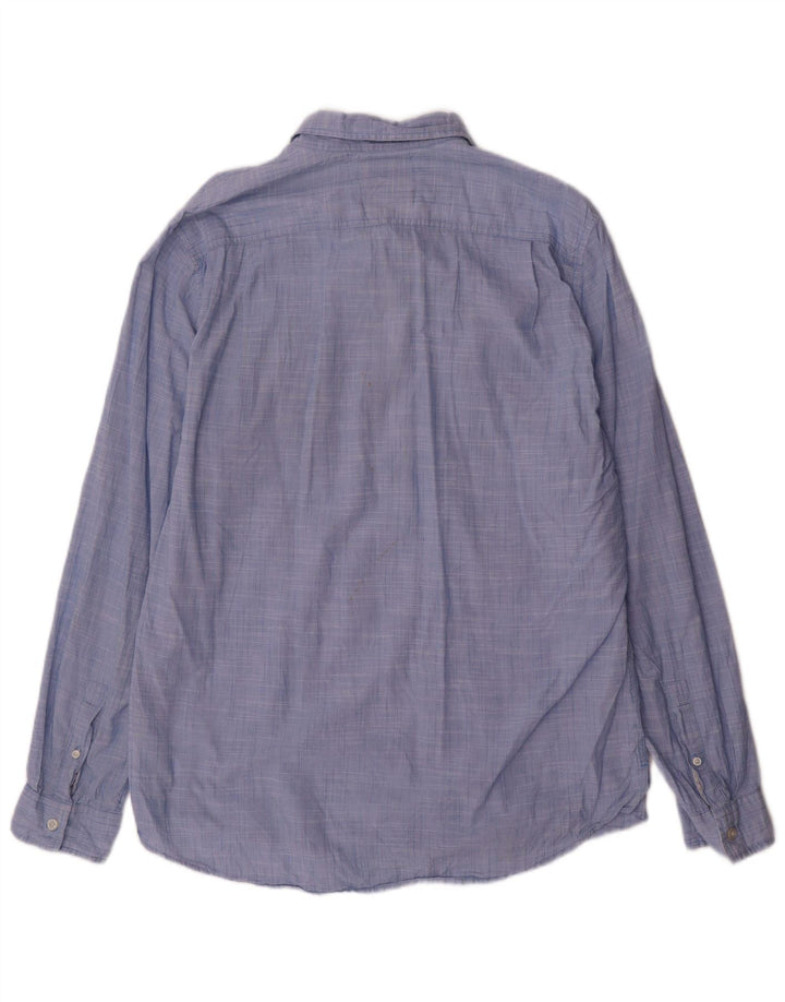 Guess Camisa masculina regular fit pulôver XL azul algodão