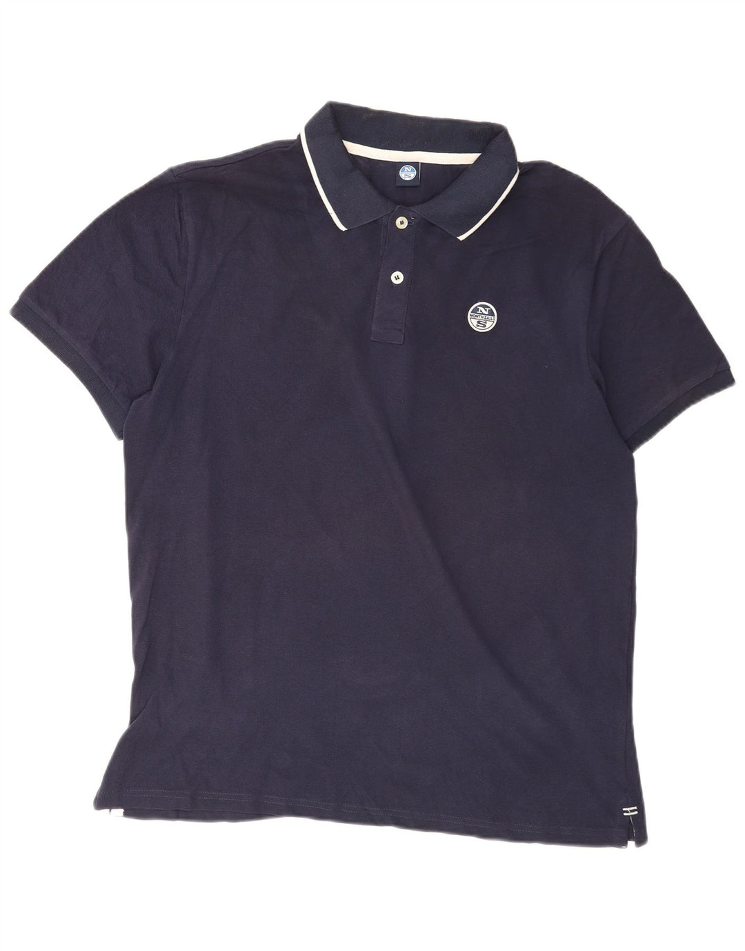 Camisa polo masculina North Sails XL azul marinho algodão
