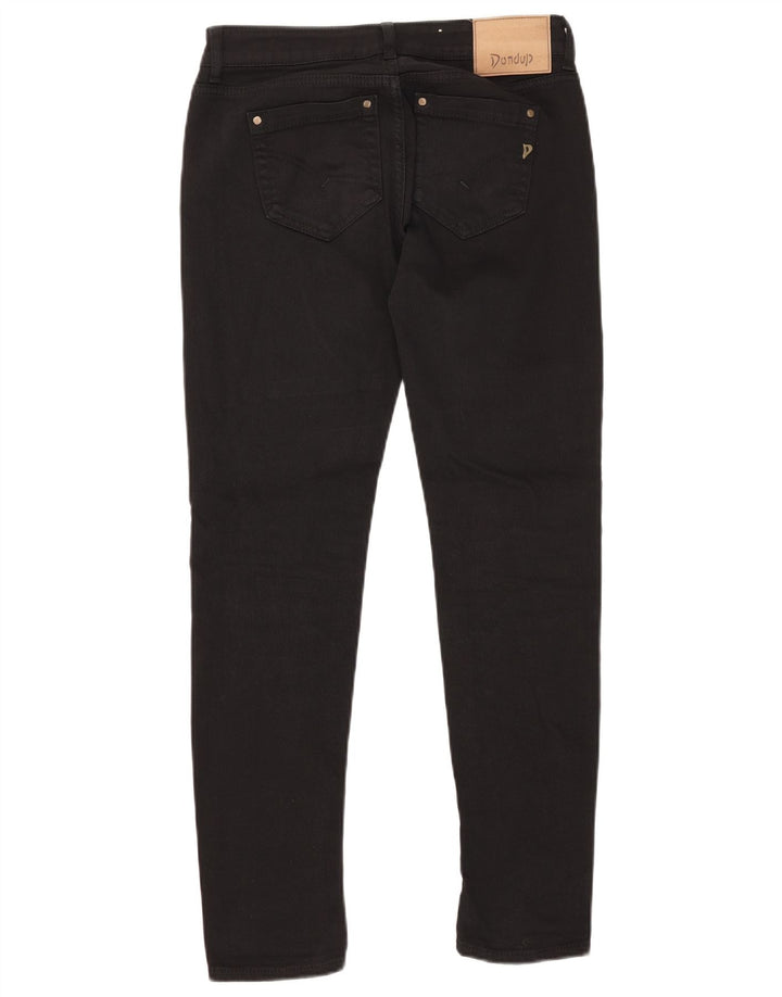 DONDUP Jeans Slim Feminino W28 L30 Algodão Preto