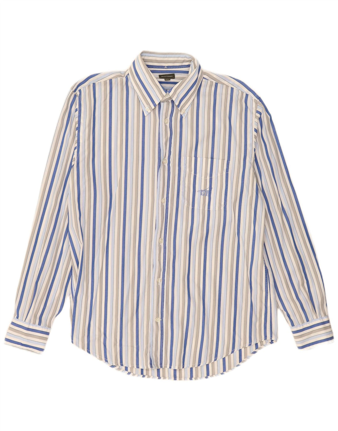 Camisa masculina Henry Cottons tamanho 40 algodão listrado multicolorido médio