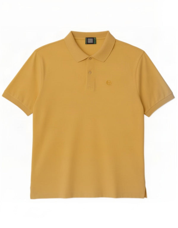 Camisa polo masculina Sergio Tacchini grande amarela