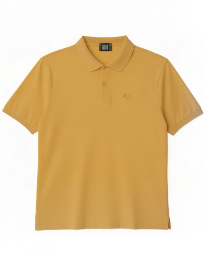 Camisa polo masculina Sergio Tacchini grande amarela