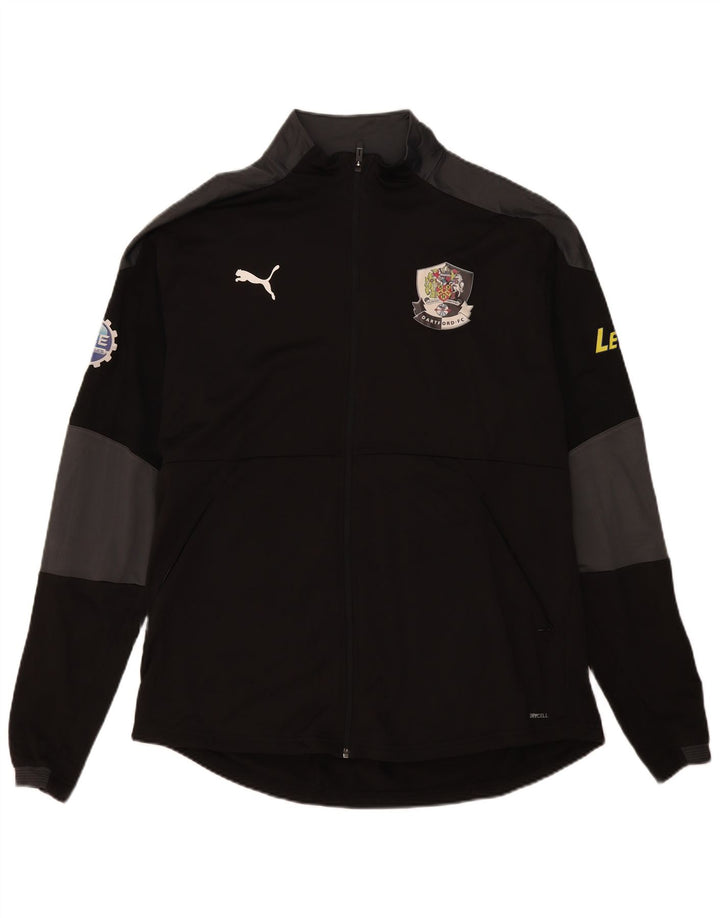 PUMA Mens Graphic Tracksuit Top Jaqueta 2XL Preto Colorblock Poliéster
