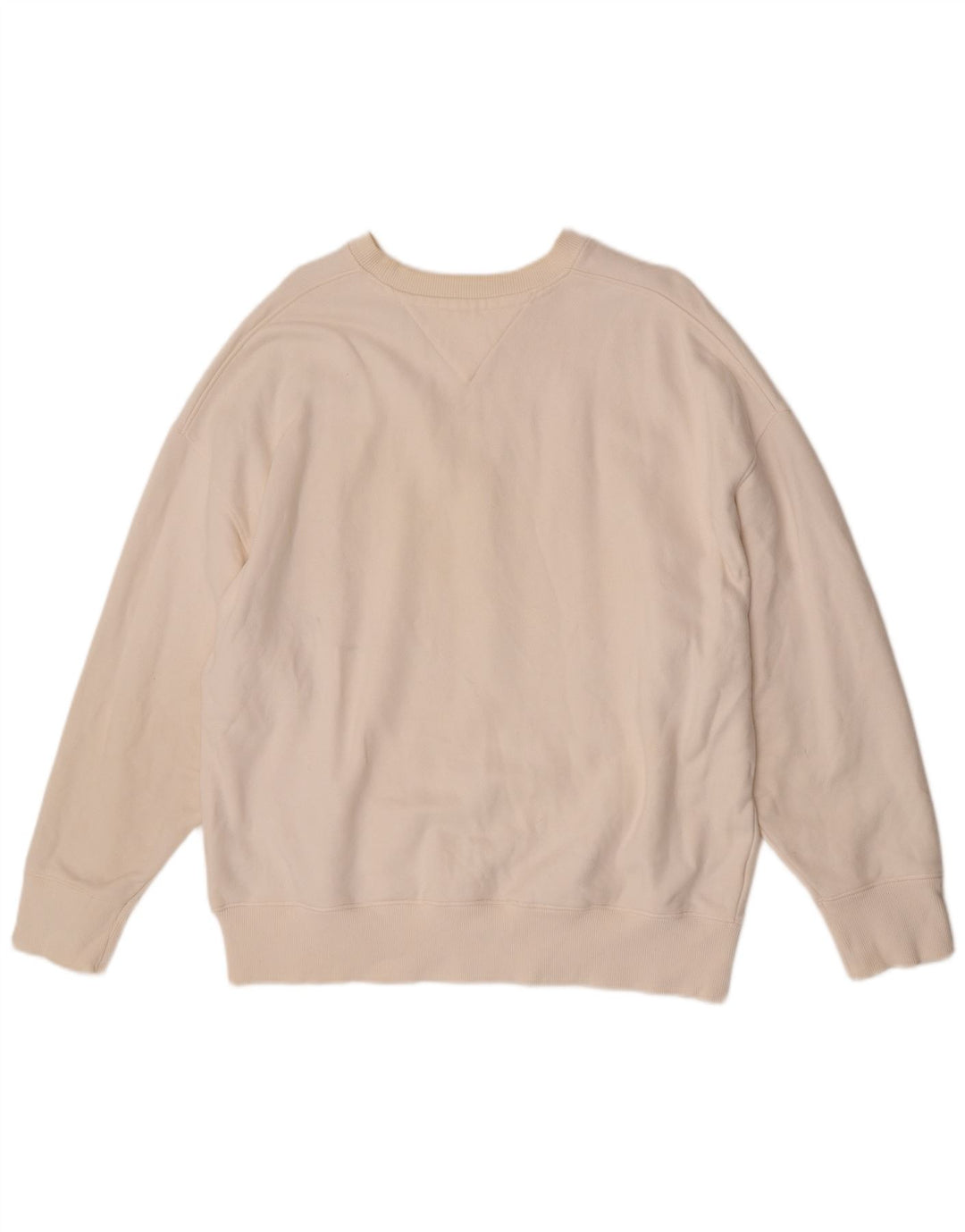 Tommy Hilfiger moletom masculino jumper grande algodão branco