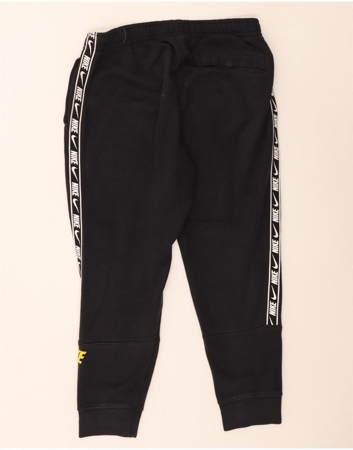 Nike Mens Graphic Calças de treino Joggers Médio Algodão Preto