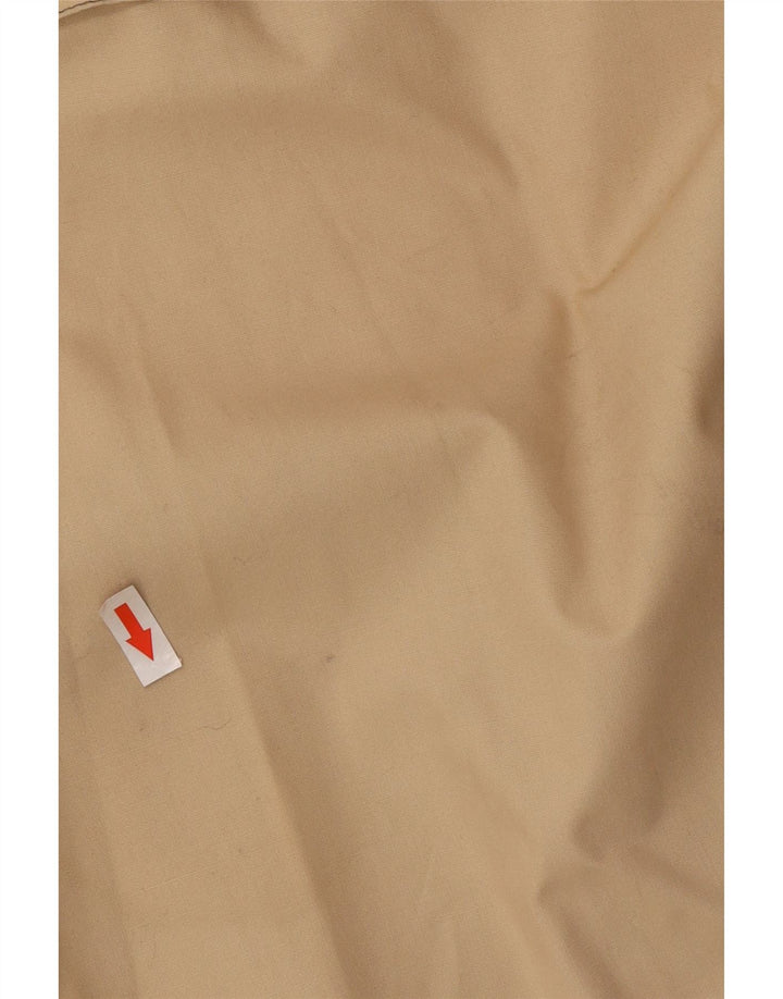 Jaqueta anorak masculina com capuz Jack Wolfskin Reino Unido 44 2XL poliéster bege