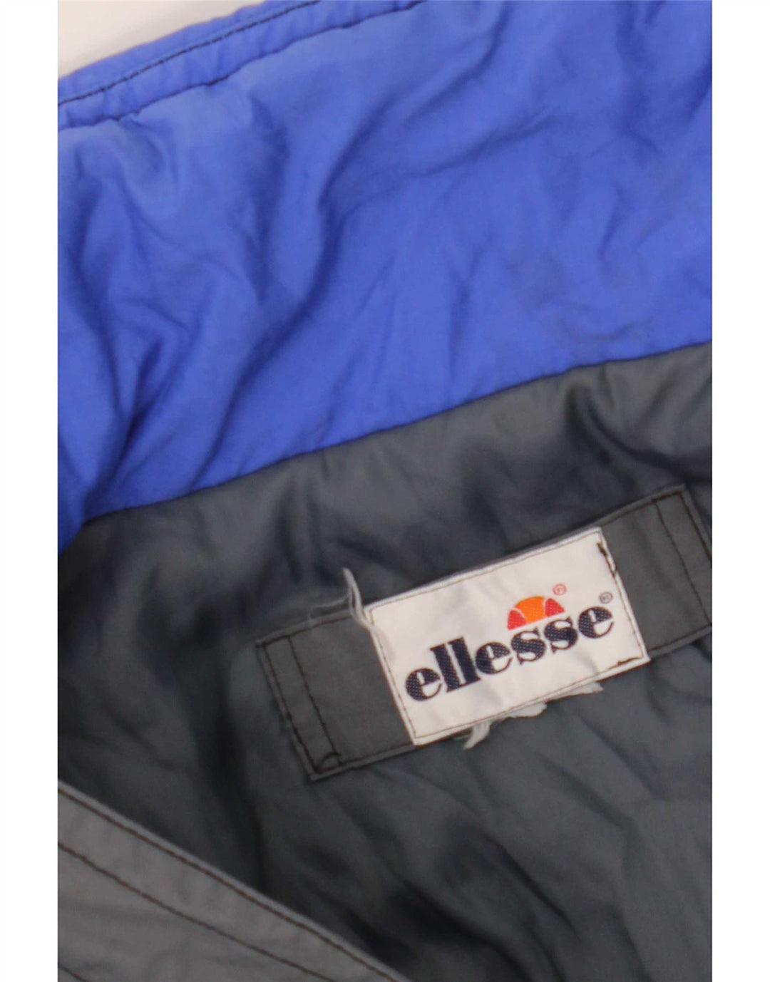 Jaqueta de esqui masculina Ellesse UK 38 bloco colorido azul médio